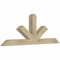 Ekena Millwork Saratoga Rough Sawn Timber Gable Bracket, Douglas Fir, 60"W x 22"H x 4"D x 4"F, 9/12 Pitch GBW060X22X0404SAR00RDF - alternate 3
